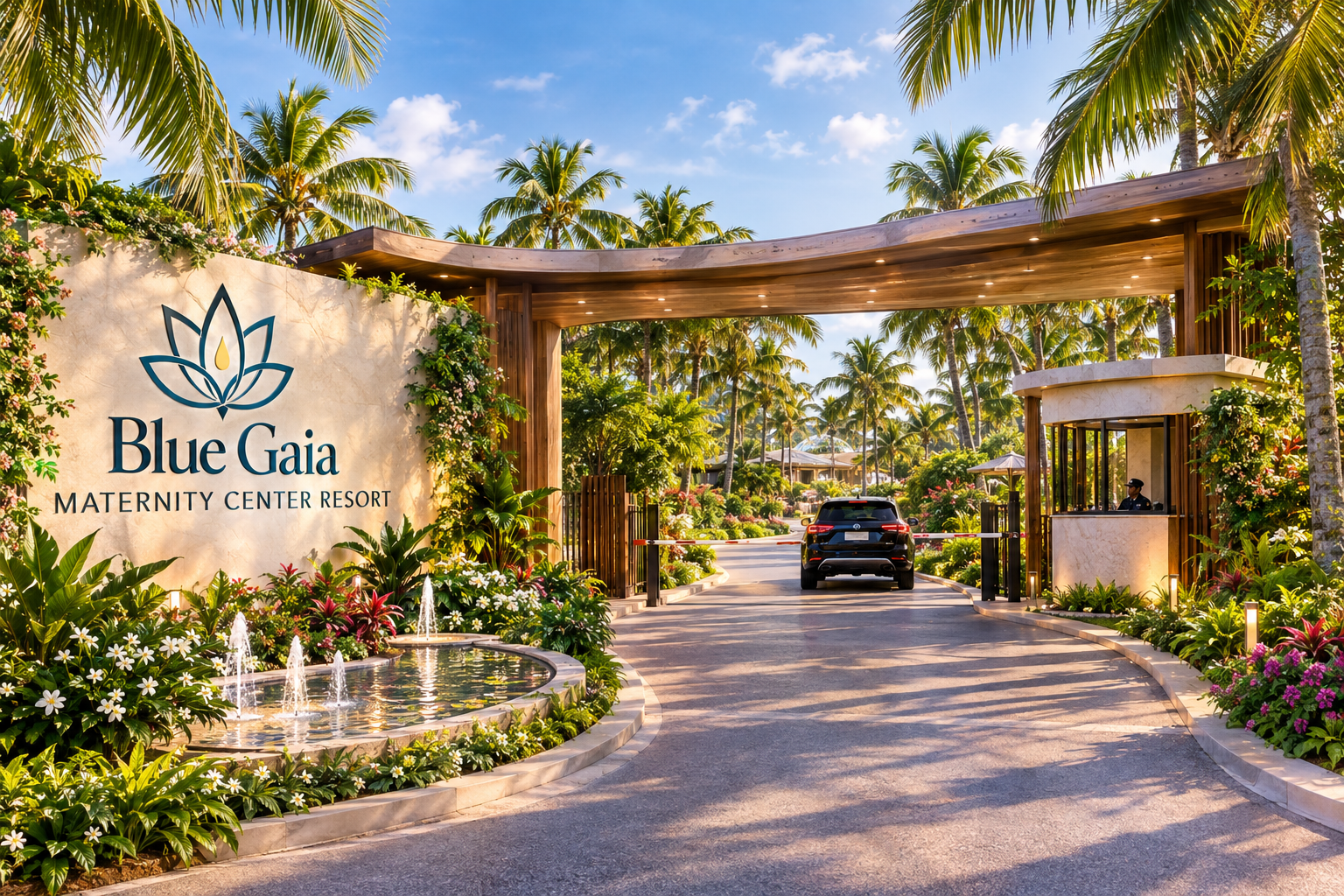 Maternity Center Resort entrance
