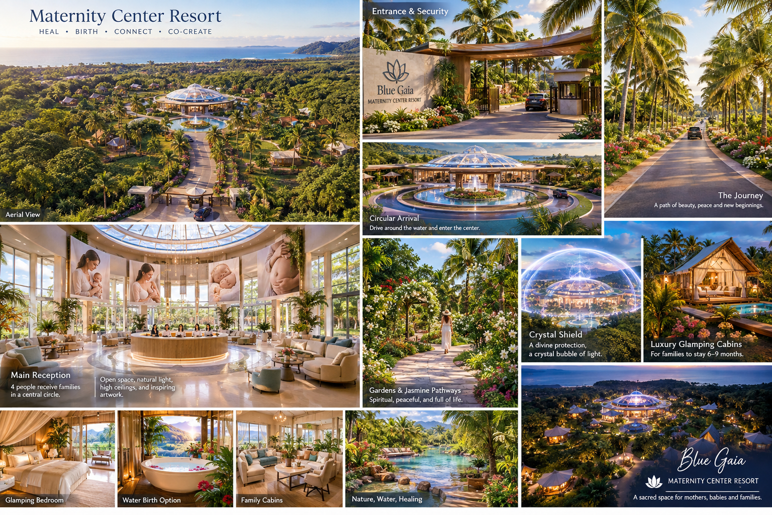 Maternity Center Resort tropical paradise